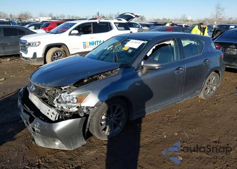 2013 Lexus Ct 200 из США, поврежденный, VIN JTHKD5BH4D2125346